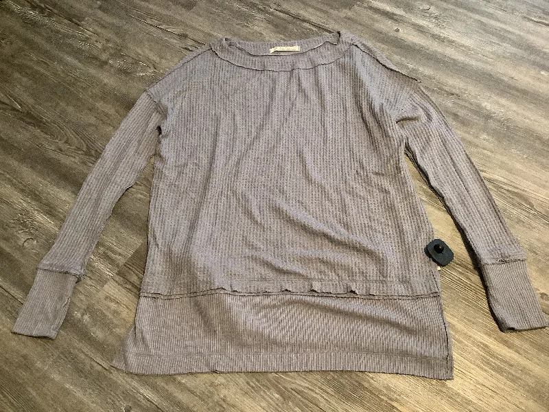 Top Long Sleeve By We The Free In Grey, Size: S Elegant Men's Cashmere