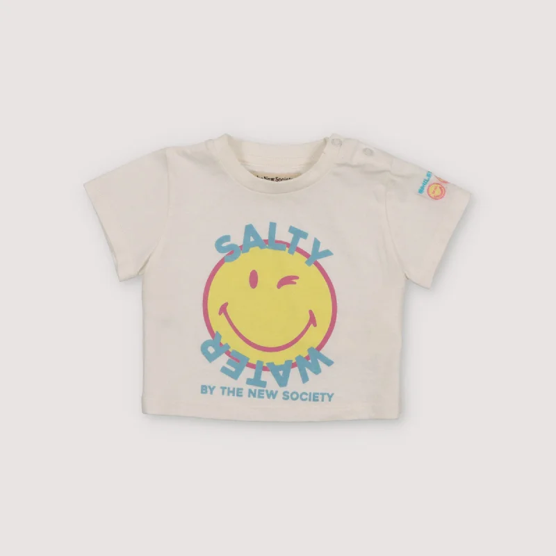 The New Society Smiley Baby T-Shirt Salty Water Modern Men's 