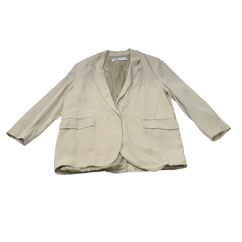 Blazer By Zara In Tan, Size: S Monochromatic All