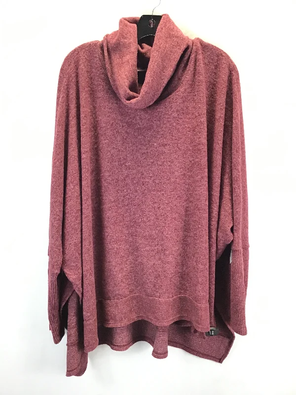 Sweater By Zenana Outfitters In Red, Size: 1x Street