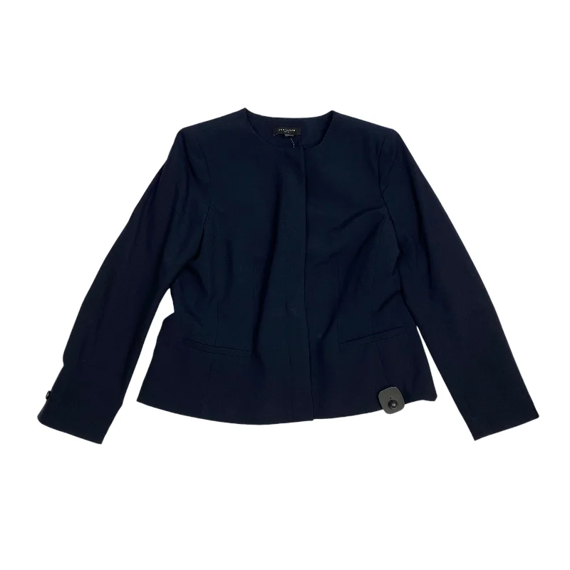 Blazer By Ann Taylor In Navy, Size: 12p Monochromatic All