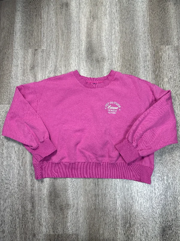 Sweatshirt Crewneck By Old Navy In Pink, Size: Xl Refined Men's Hand