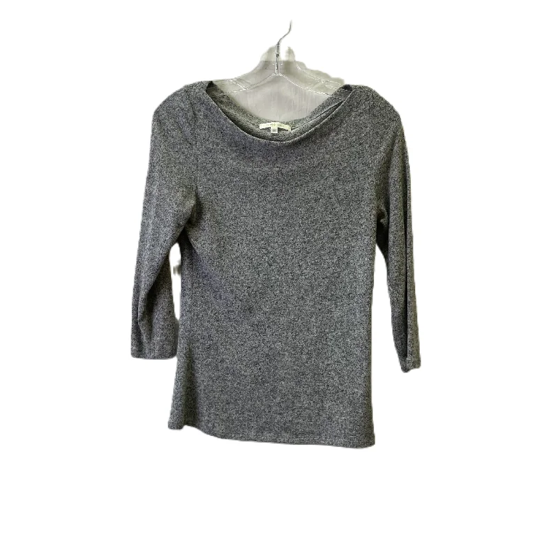 Top Long Sleeve By Anthropologie In Grey, Size: S Trendy Men's Scandinavian