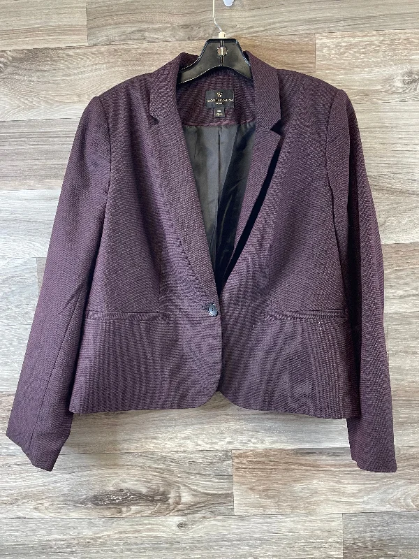 Blazer By Worthington In Purple, Size: Xlp Business