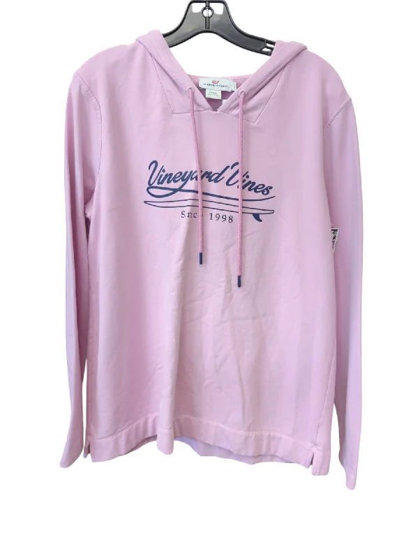 Sweatshirt Hoodie By Vineyard Vines In Purple, Size: M Organic