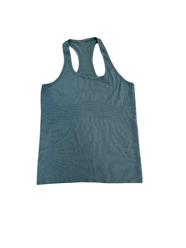 Athletic Tank Top By Lululemon In Green, Size: 10 Laid