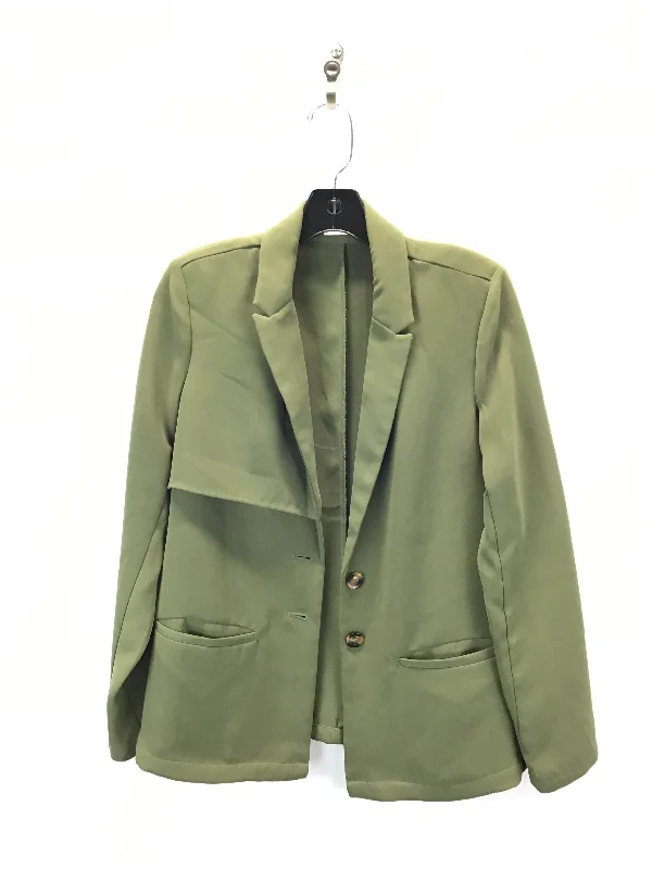 Blazer By Just Fab In Olive, Size: Xs Unique Men's Patch