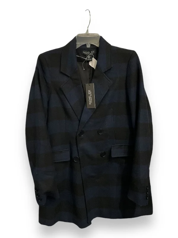 Blazer By Rachel Zoe In Black & Blue, Size: M Masculine Men's 