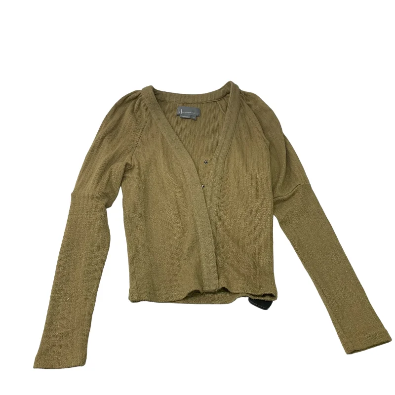 Top Long Sleeve By Anthropologie In Green, Size: Xs Streetwear Style