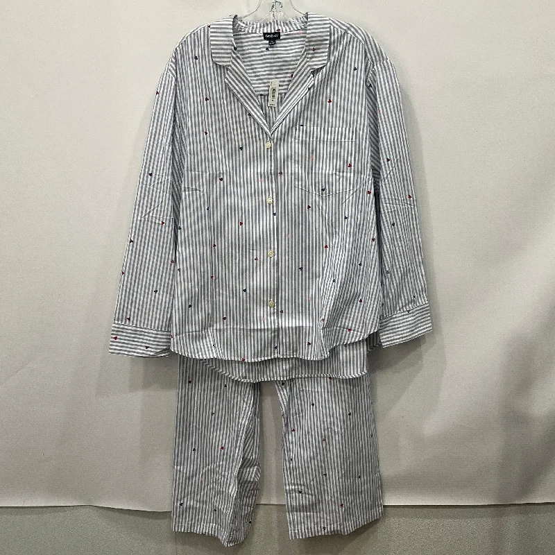 Pajamas 2pc By Gap In Striped Pattern, Size: Xl Business