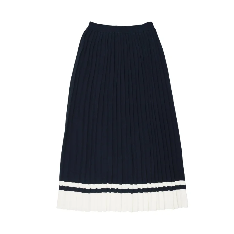 Coco Blanc Accordian Pleated Skirt Adventure