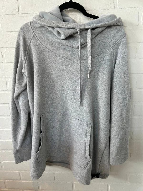 Athletic Sweatshirt Hoodie By Athleta In Grey, Size: Xl Unique Men's Patch