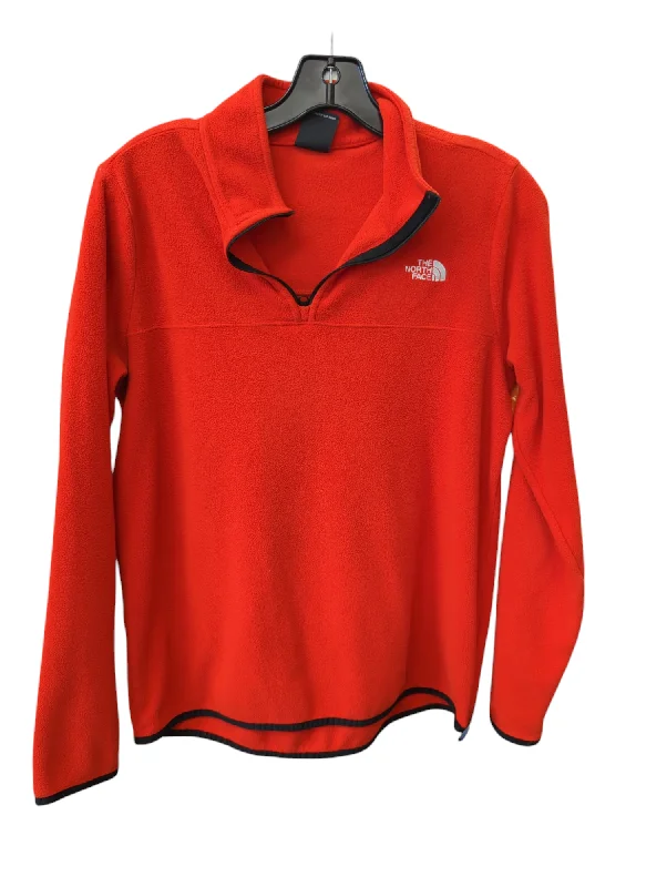 Athletic Sweatshirt Collar By The North Face In Red, Size: M Athletic Men's High