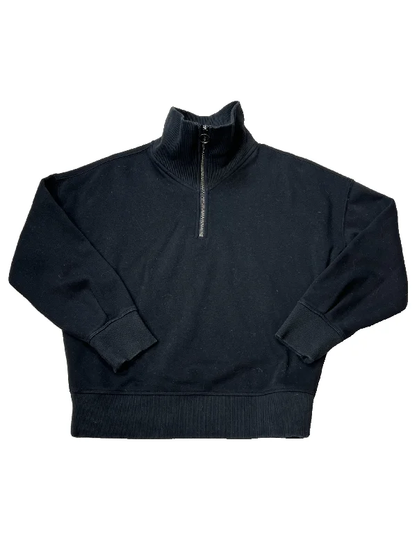 Athletic Sweatshirt Collar By Athleta In Black, Size: Xs Elegant Men's Cashmere