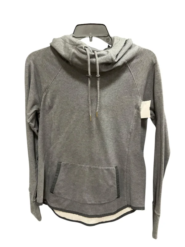 Athletic Sweatshirt Hoodie By Athleta In Grey, Size: S Stylish Men's Tropical 