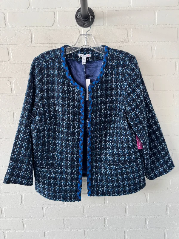 Blazer By Isaac Mizrahi Live Qvc In Blue, Size: L Luxurious Men's High