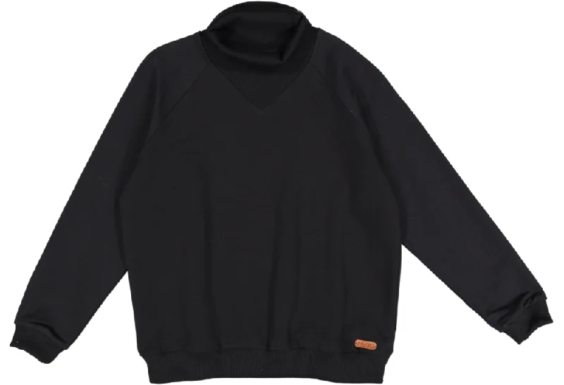 GOLF SWEATSHIRT-Black British Gentleman Style