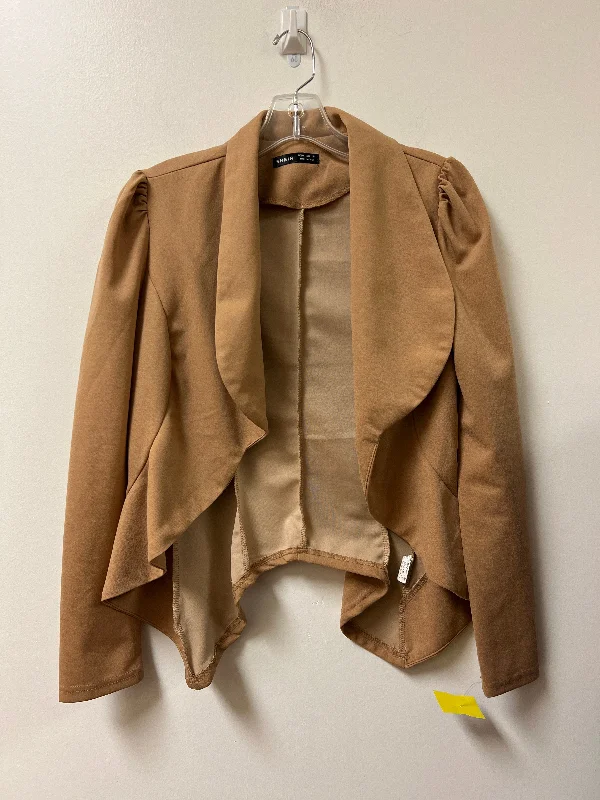 Blazer By Shein In Tan, Size: S Trendy Men's Oversized