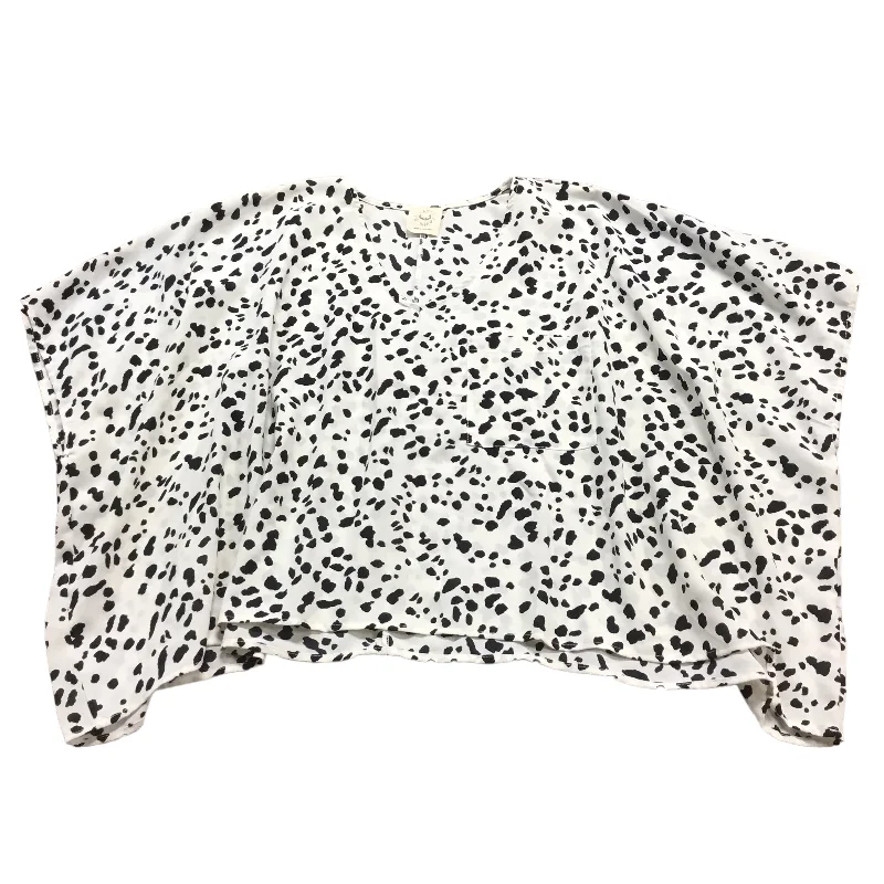 Top Long Sleeve By Fantastic Fawn In Animal Print, Size: S Relaxed Men's Beach