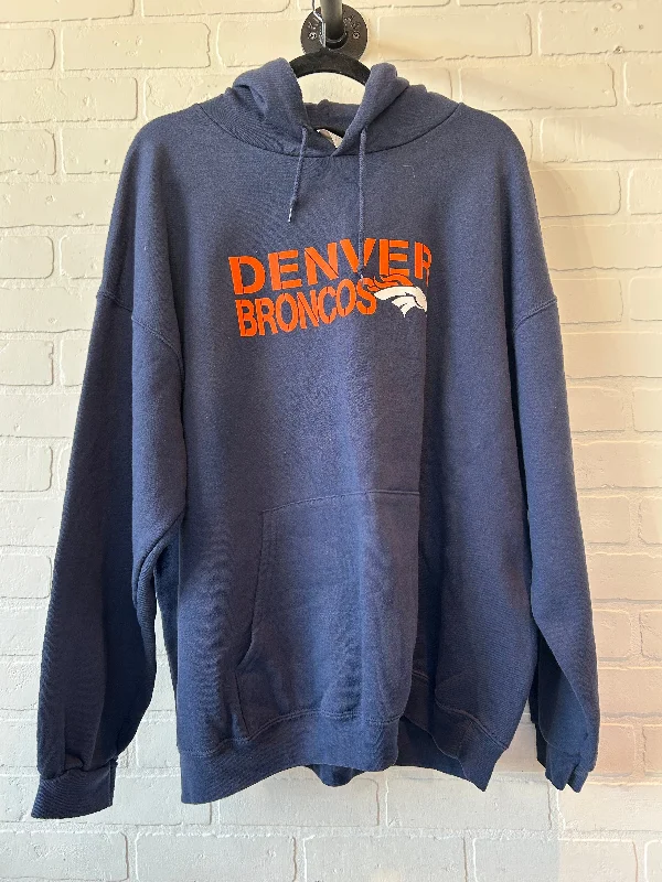 Sweatshirt Hoodie By Nfl In Blue, Size: 2x Refined Men's Hand