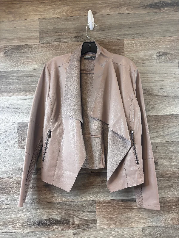 Blazer By Clothes Mentor In Tan, Size: M Unique Men's Upcycled