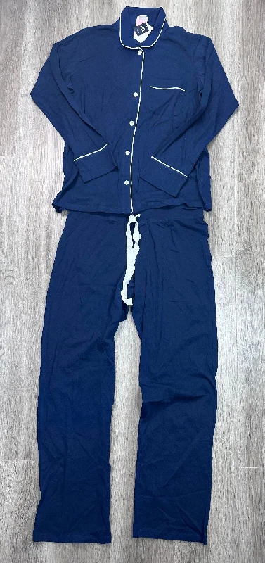 Pajamas 2pc By J. Crew In Navy, Size: M Organic