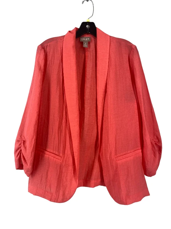 Blazer By Chicos In Coral, Size: S Monochromatic All