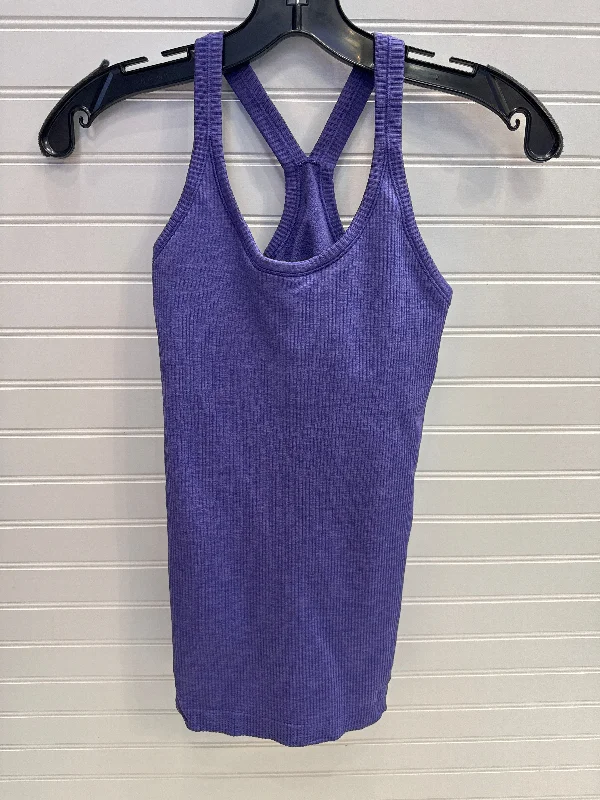 Athletic Tank Top By Lululemon In Purple, Size: Xs Tough Men's Tactical