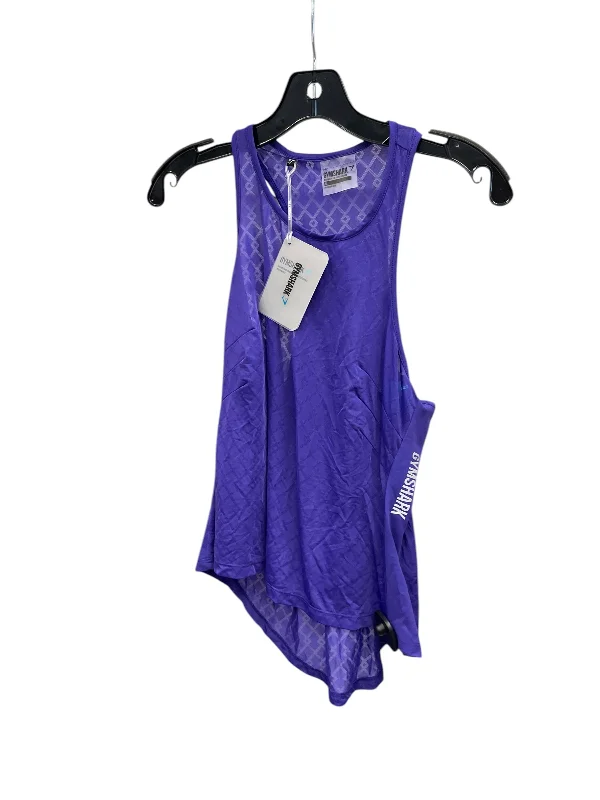 Athletic Tank Top By Gym Shark In Purple, Size: M Dapper Men's 1920S