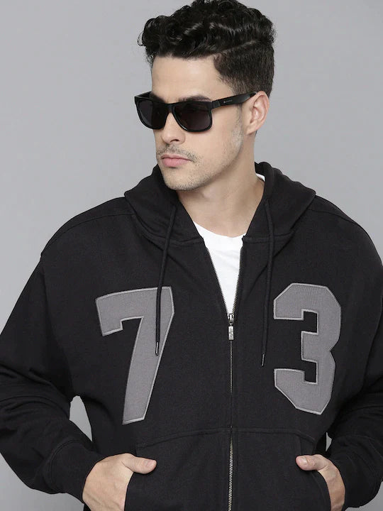 Men's Printed Hooded Sweatshirt Sporty Men's Tennis