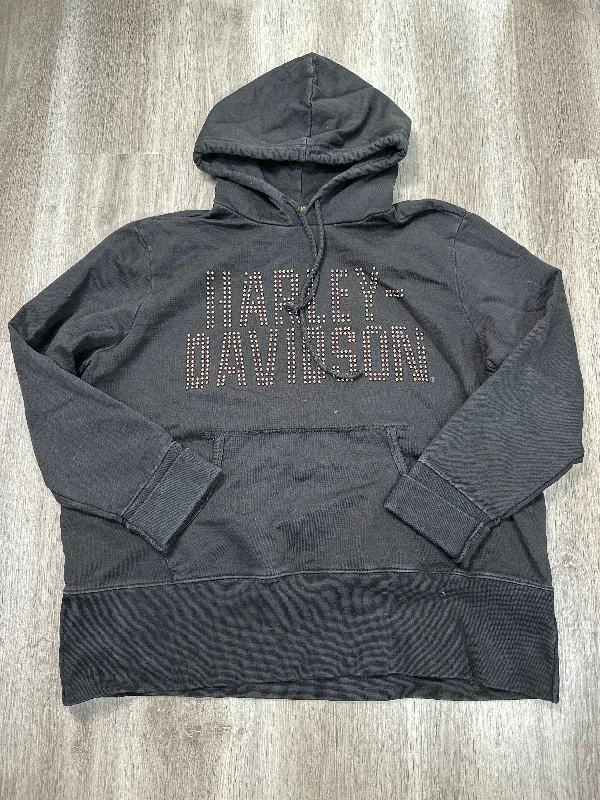 Sweatshirt Hoodie By Harley Davidson In Black, Size: 1x Refined Men's Classic 