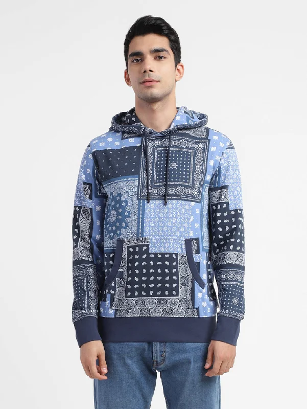 Men's Ethnic Motifs Hooded Sweatshirt Hip Men's Urban