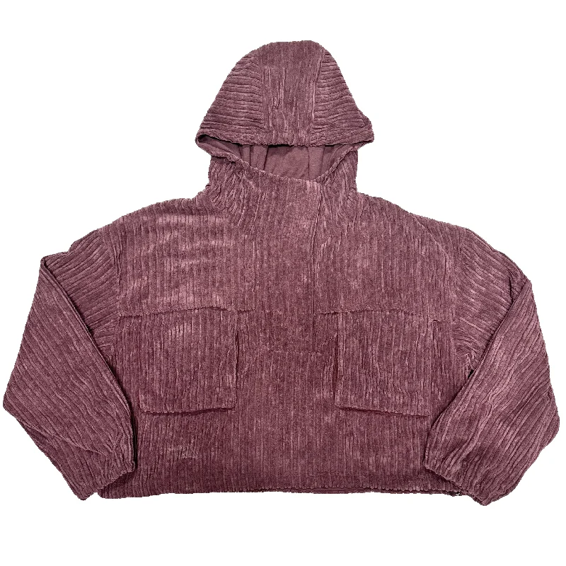 Sweatshirt Hoodie By Free People In Purple, Size: M Youthful Men's Pop