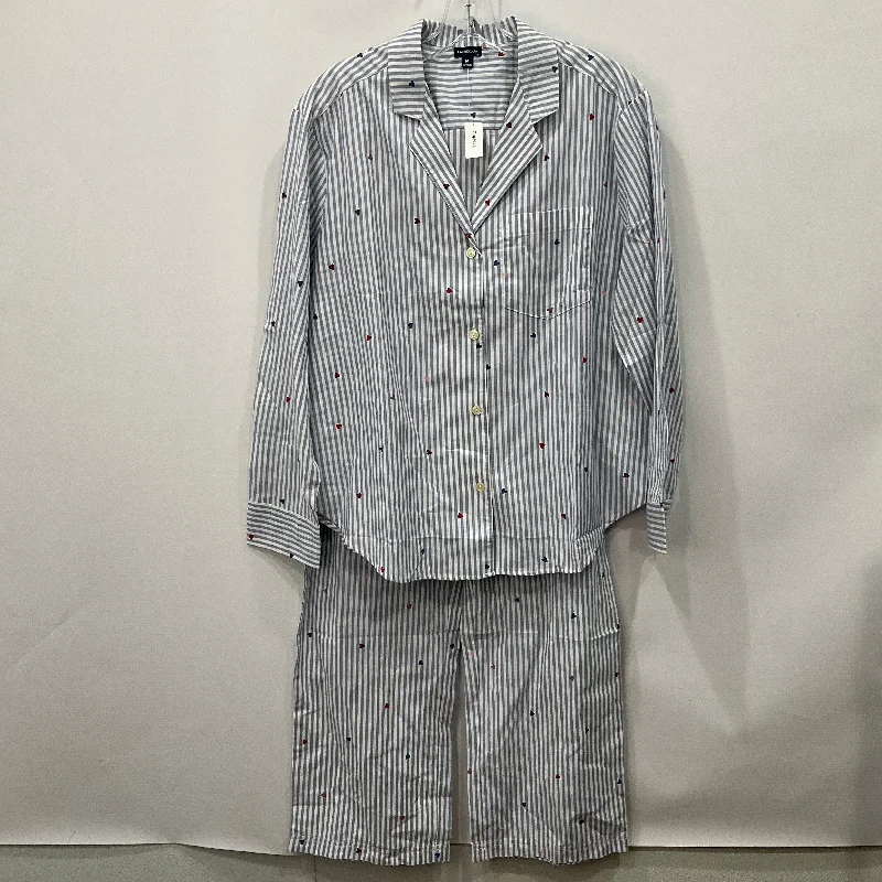 Pajamas 2pc By Gap In Striped Pattern, Size: M Practical Men's Quick