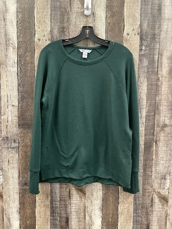 Athletic Sweatshirt Crewneck By Athleta In Green, Size: S Dynamic Men's High