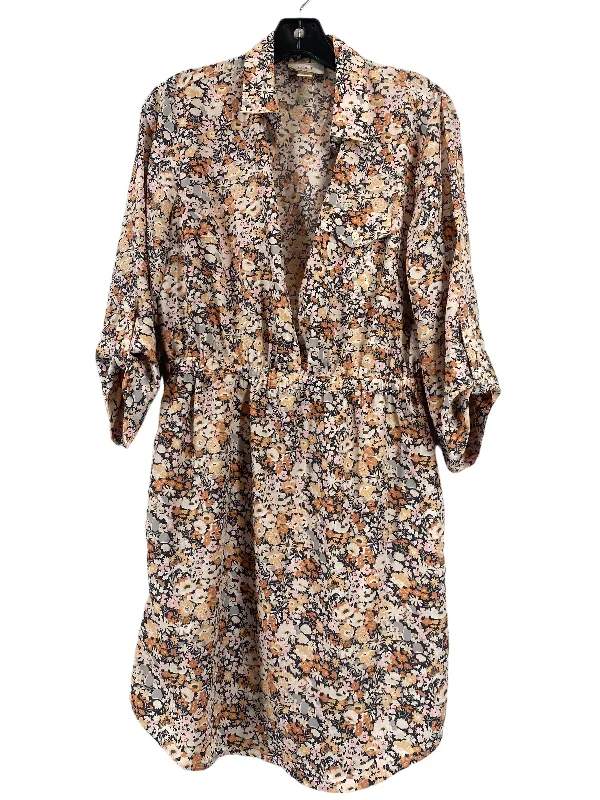 Top Long Sleeve By Loft In Floral Print, Size: M Bohemian Men's Free