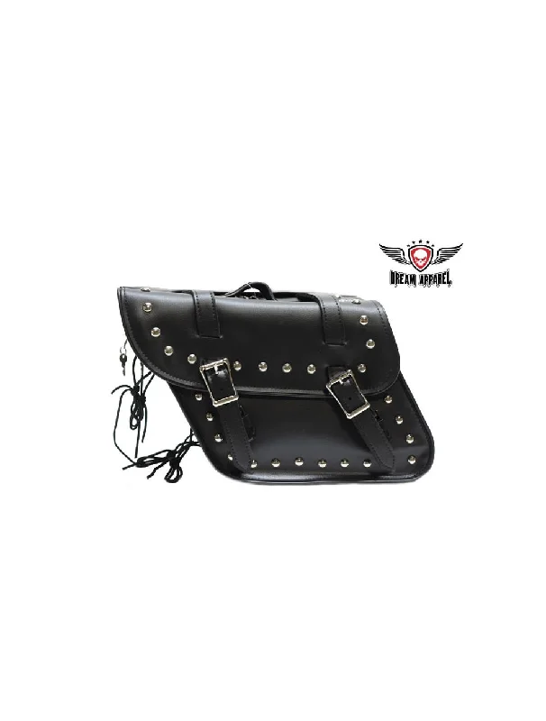 PVC Saddlebag With Studs Black 4056PV Dynamic Men's Glow