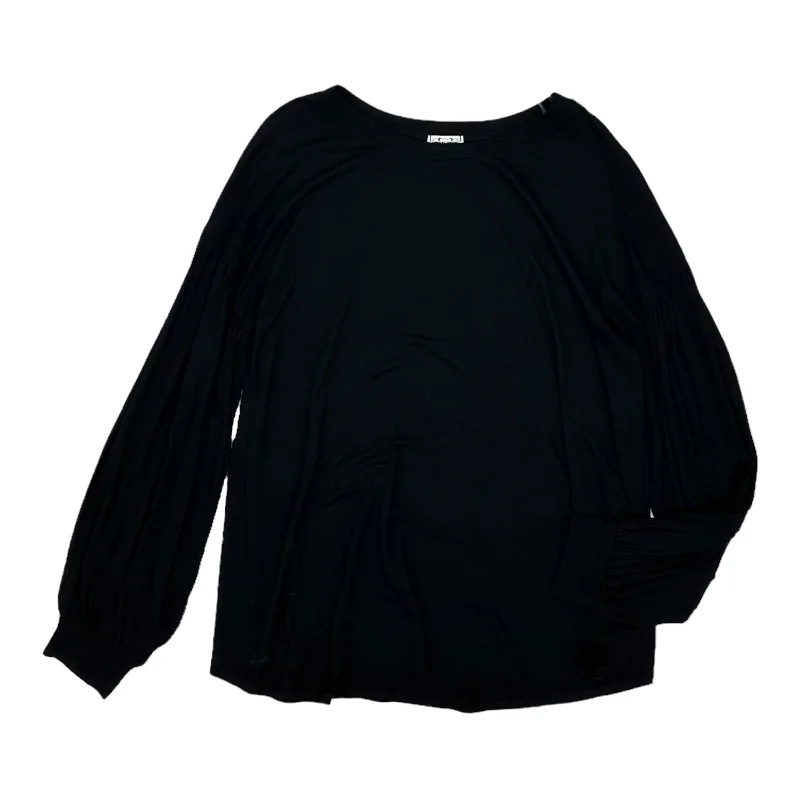 BLACK TOP LS by CLOTHES MENTOR Size:M Masculine Men's 