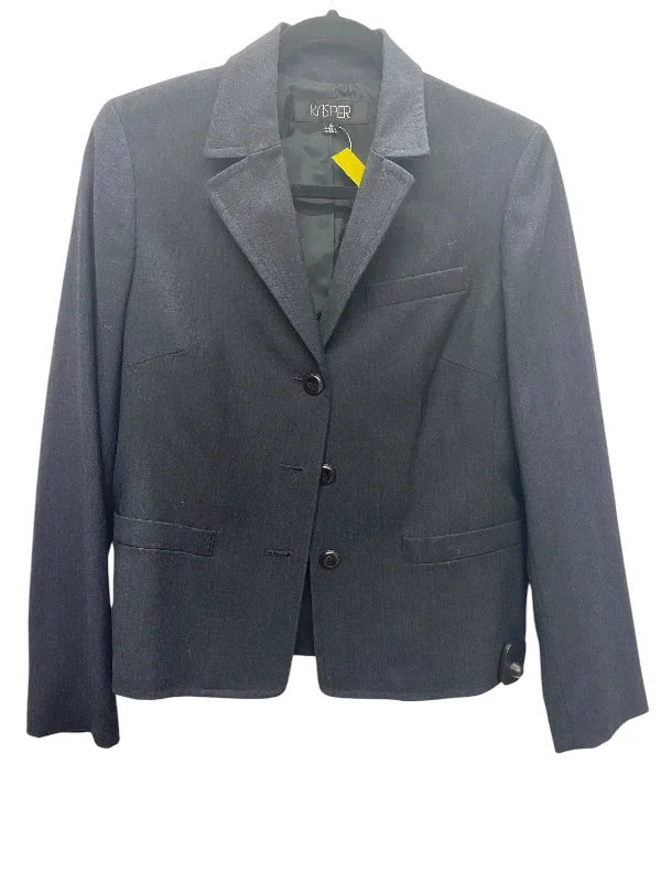 Blazer By Kasper In Black, Size: 8 Dynamic Men's Glow