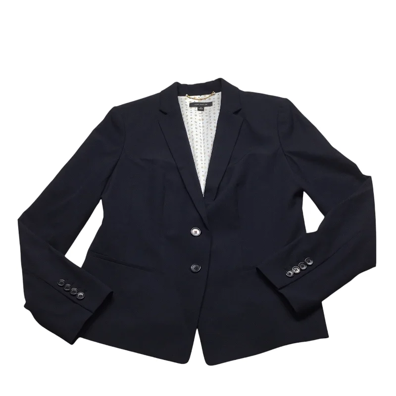 Blazer By Ann Taylor In Navy, Size: 8 Organic