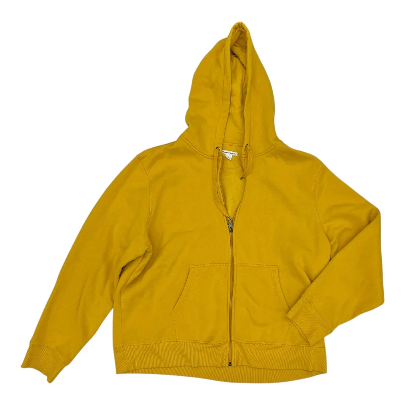 Sweatshirt Hoodie By Amazon Essentials In Yellow, Size:Xxl Confident Men's High