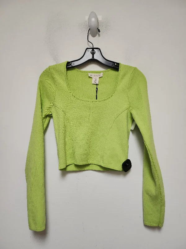 Green Top Long Sleeve Clothes Mentor, Size S Modern Men's Tech