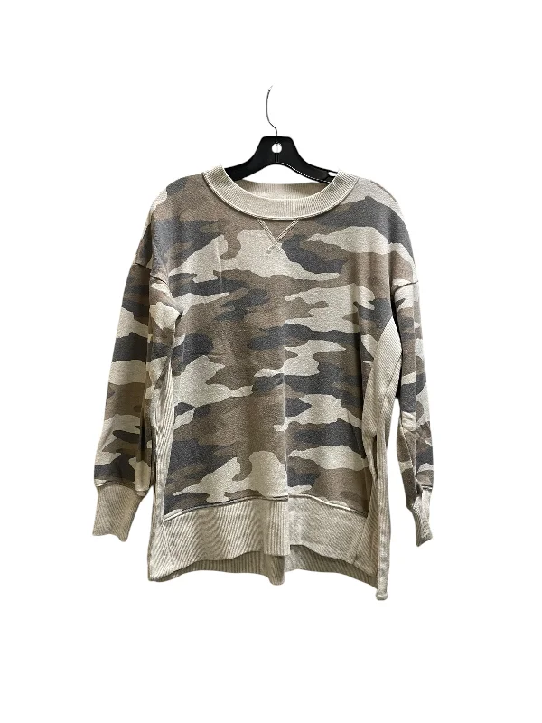 Sweatshirt Crewneck By Aerie In Camouflage Print, Size: Xs Dynamic Men's Moto