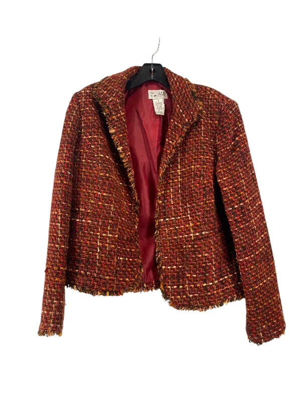 Blazer By John Paul Richard In Orange, Size: M Bold Men's Statement