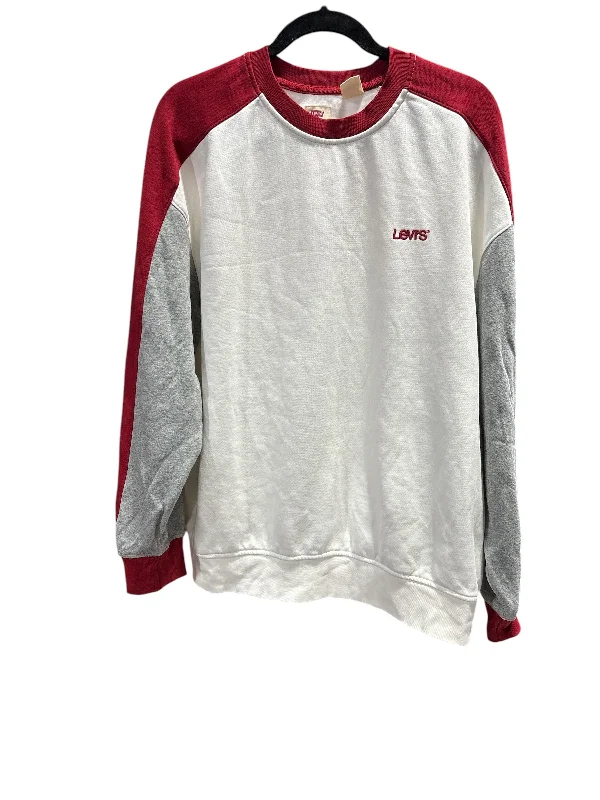 Sweatshirt Crewneck By Levis In Multi-colored, Size: L Laid