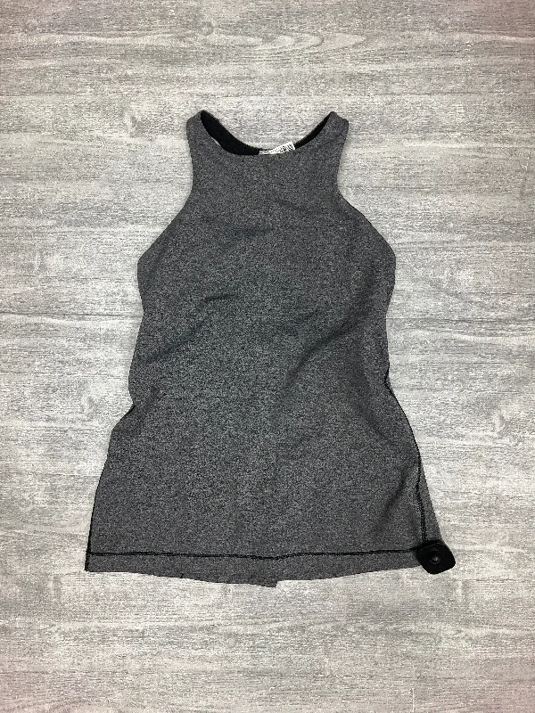 Athletic Tank Top By Lululemon In Grey, Size: 6 Polished Men's Silk