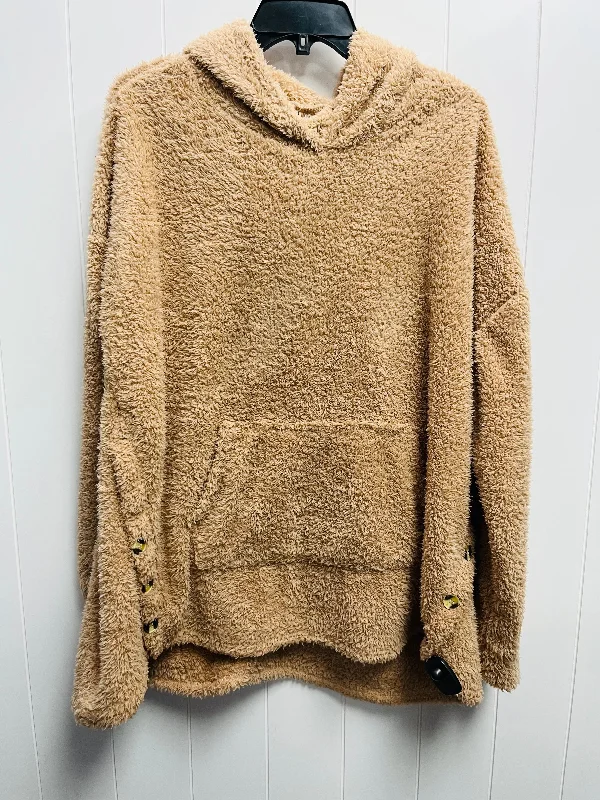 Sweatshirt Hoodie By the sweatshirt project In Tan, Size: Xl Laid