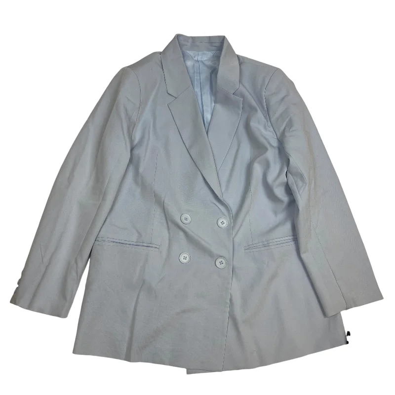 Blazer By Clothes Mentor In Blue, Size: L Laid