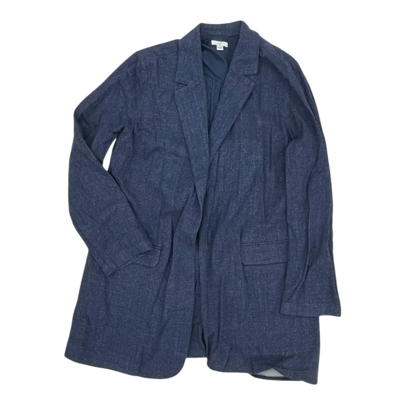 Blazer By J. Jill In Blue, Size:M Trendy Men's Scandinavian