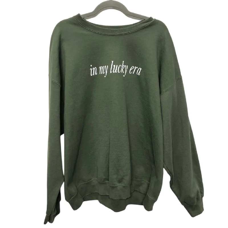 Sweatshirt Crewneck By Gildan In Green, Size:2X Practical Men's Multi